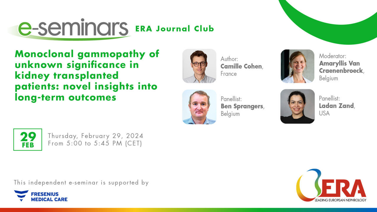 Monoclonal gammopathy of unknown significance in kidney transplanted patients